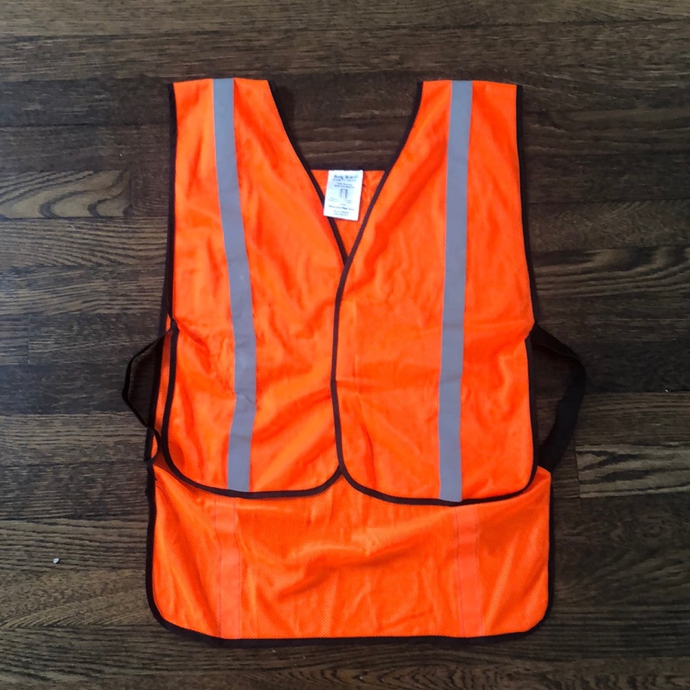 Safety Reflective Vest NEW Fits All For Biking, Car Breakdown,Road work $5 $4 $3